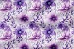 VORBESTELLUNG * Muster Purple Flowers*  2